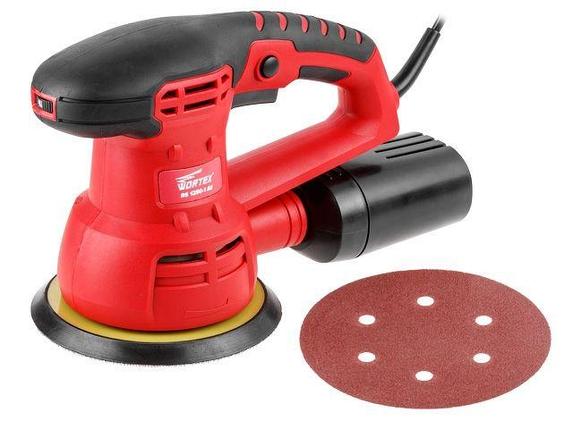 Эксцентриковая шлифмашина WORTEX RS 1250-1 AE в кор. 450 Вт, 150 мм, 5000-13000 об/мин, фото 2