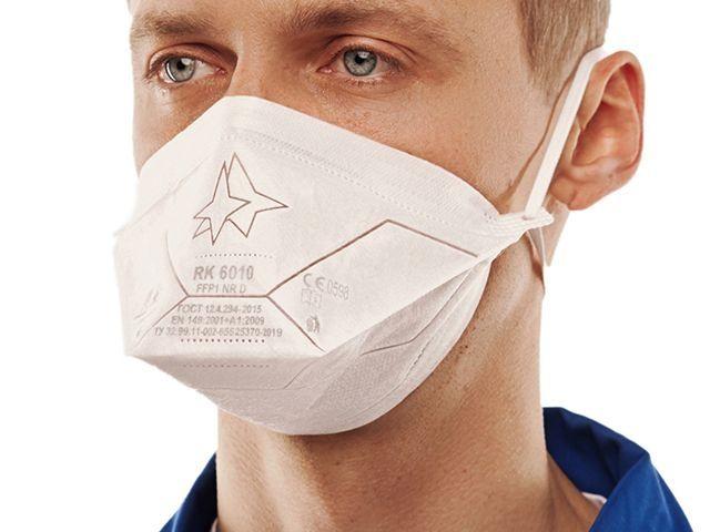 Респиратор РК RK6010 складн. без клап. FFP1 (до 4 ПДК) (индивид. уп.)