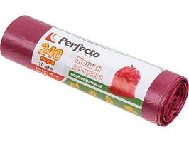 Мешки для мусора 240л 10шт особопрочные PERFECTO LINEA