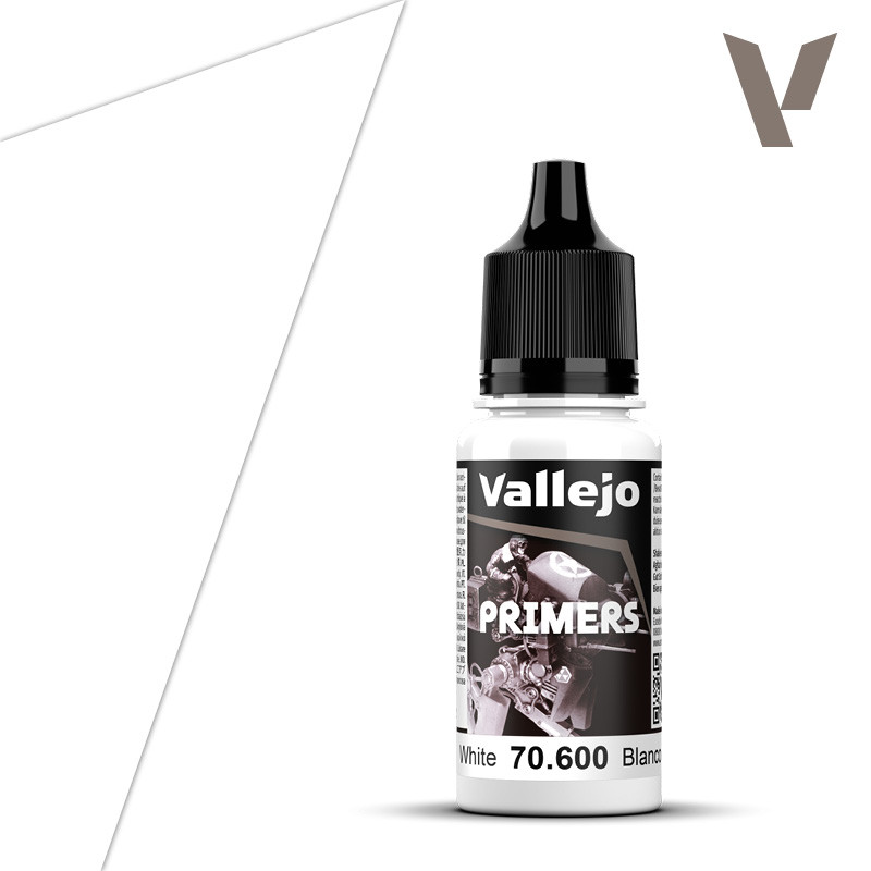 Грунт акриловый Primers для моделизма, белый, 17мл, Vallejo