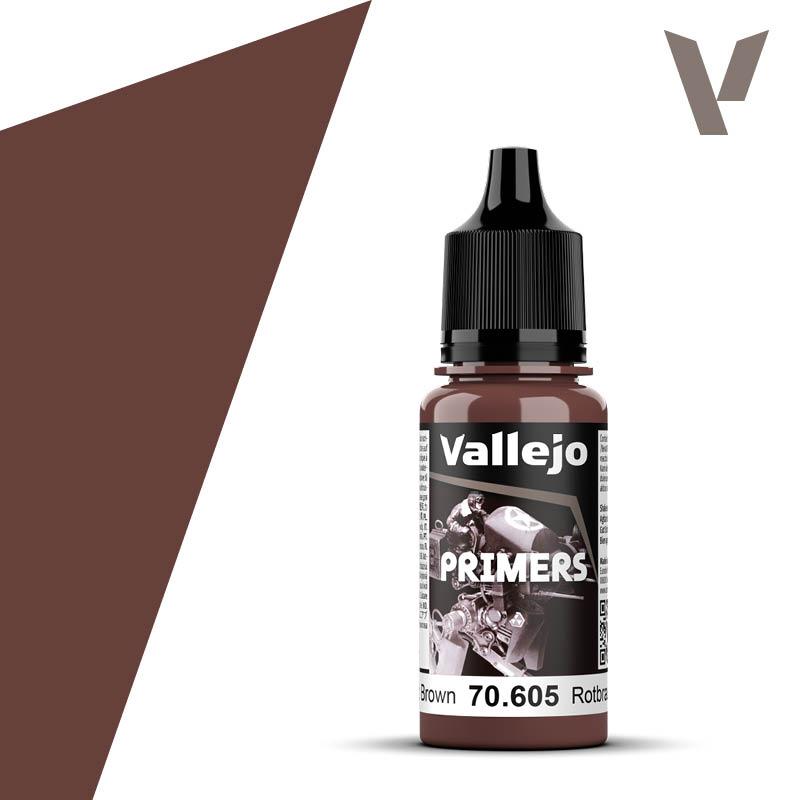 Грунт акриловый Primers German Red brown для моделизма,17мл, Vallejo