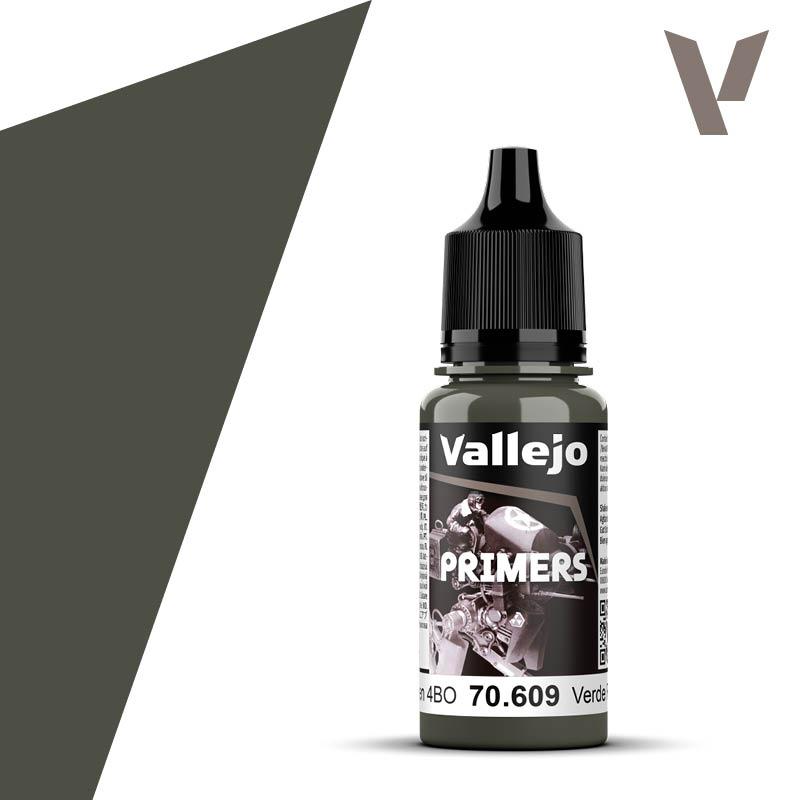 Грунт акриловый Primers Russian Green 4BO для моделизма, 17мл, Vallejo