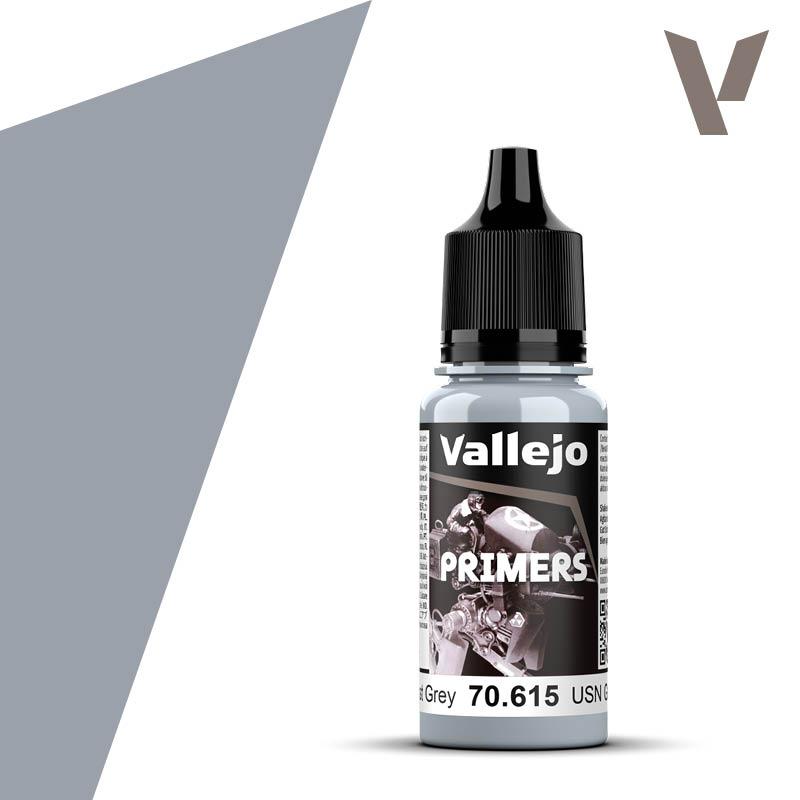 Грунт акриловый Primers USN Light Ghost Grey для моделизма, 17мл, Vallejo