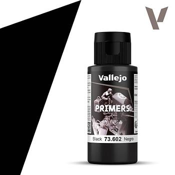 Грунт акриловый Primers чёрный для моделизма, 60 мл, Vallejo