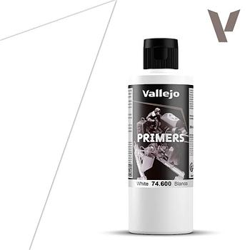 Грунт акриловый Primers белый для моделизма, 200 мл, Vallejo