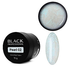 Black Professional, Гель конструирующий Pearl (жемчужный) 02, 15 мл