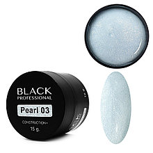 Black Professional, Гель конструирующий Pearl (жемчужный) 03, 15 мл