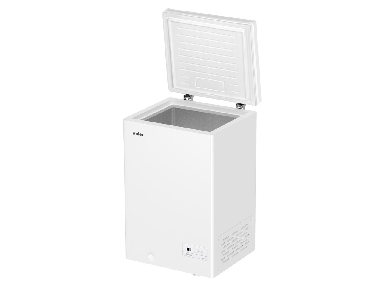 Ларь морозильный с белой крышкой HAIER HCE100R (-18С...-26С) суперзаморозка
