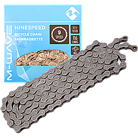 Цепь 5-301902 1/2"x11/128" 116 зв. с замком в коробке д/SHIMANO/SRAM/CAMPAGNOLO 9скор. M-WAVE