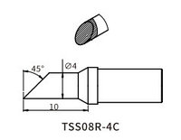 Жало Quick TSS08R-4C