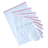 Пакеты с замком Zip-Lock (грипперы,струнная застежка), прозрачные