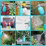 Распылитель с нагнетателем | TORNADO | Бирюзовый, 2л, фото 7