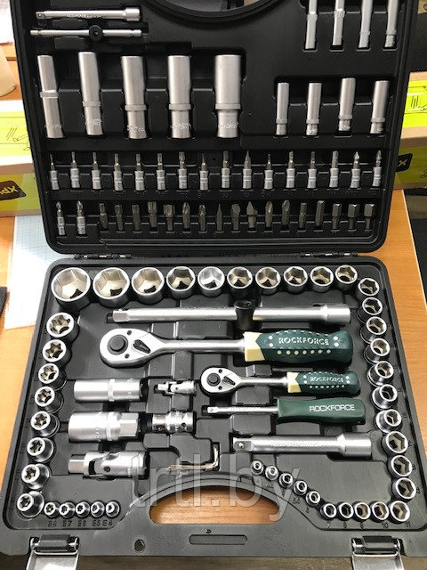 Набор инструмента 108 пр. (1/4", 1/2", 4-32мм, 6-гран.) Euro Rforce код 1.11757