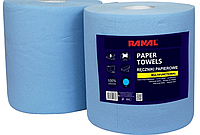 Салфетки бумажные RANAL Синие 3-хслойн 260*260мм (рулон 500шт)