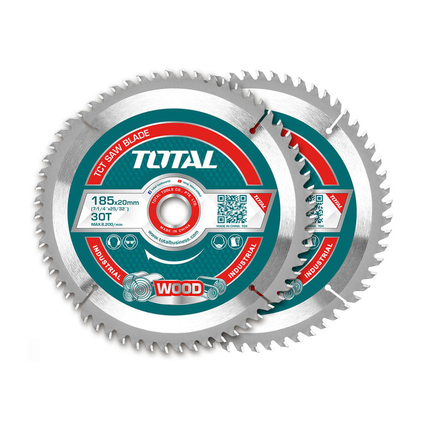 Диск пильный 185x20 мм 30 зубьев TOTAL TAC231410