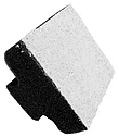Аппликатор для полировки кузова DoctorWax DW8643R, 100х100х60 мм., микрофибра, фото 2