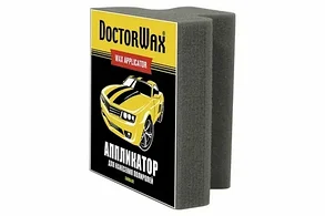 Аппликатор для полировки кузова DoctorWax DW8643R, 100х100х60 мм., микрофибра