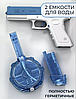 Аккумуляторный водяной пистолет GLOCK WATER GUN (2 обоймы)  РОЗОВЫЙ, фото 6