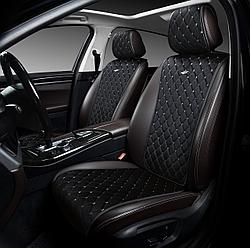Накидки PSV Asterion PRO 2 FRONT (Черный/Отстрочка белая), 2 шт. 548/555 (ХИТ ПРОДАЖ)