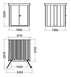 Садово-хозяйственные домики. Сарай NEO 2x2, фото 5