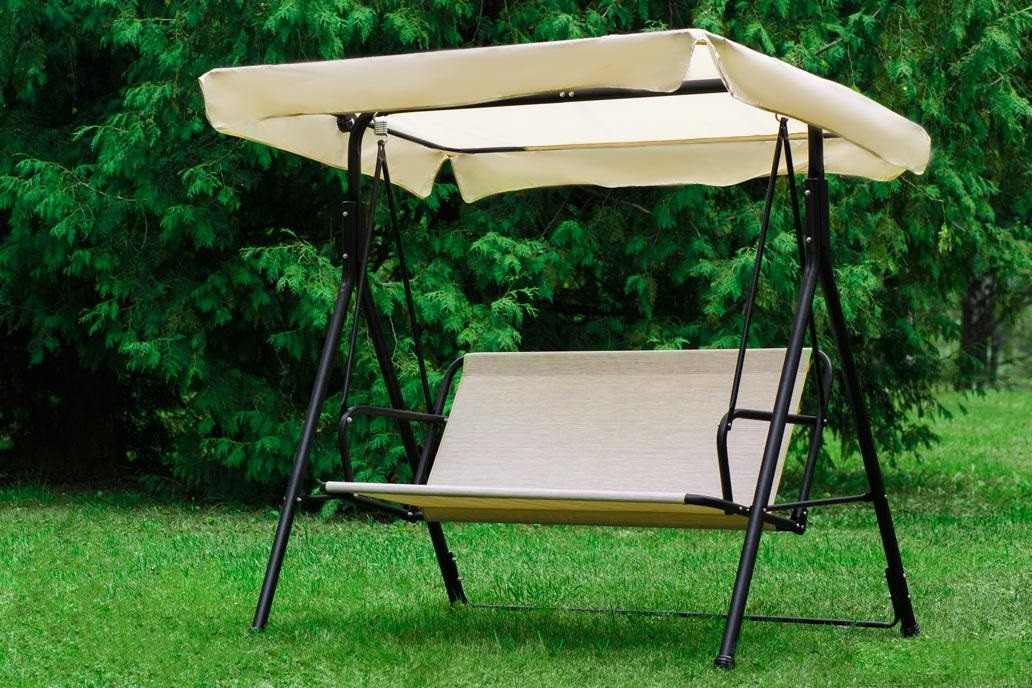 Садовые качели Olsa Томми с1274 (текстилен), 160х100х150 см, 2-х местные