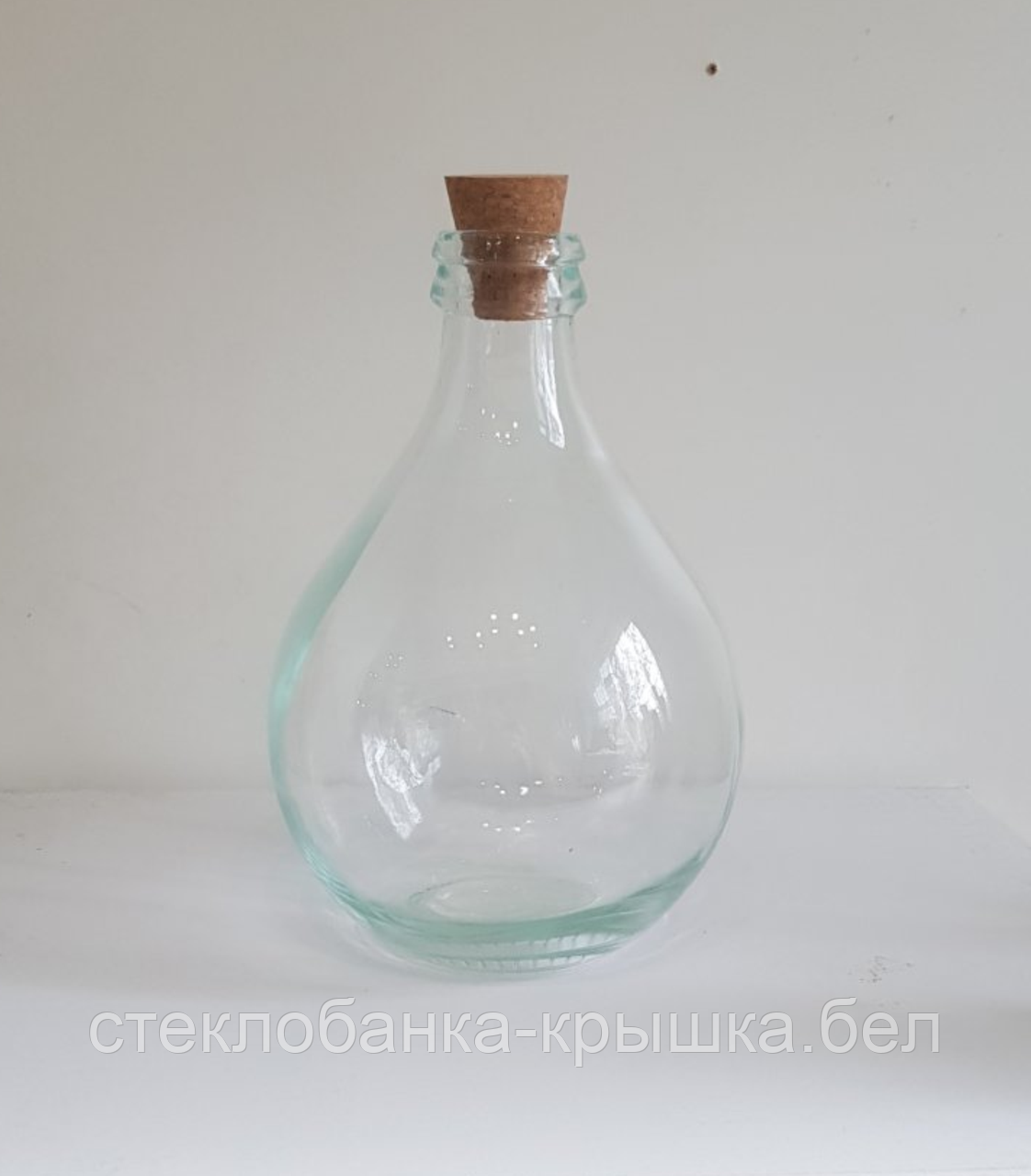 3000 БУТЫЛЬ ДАМИЖАНА ПРОЗРАЧНАЯ С ПРОБКОЙ
