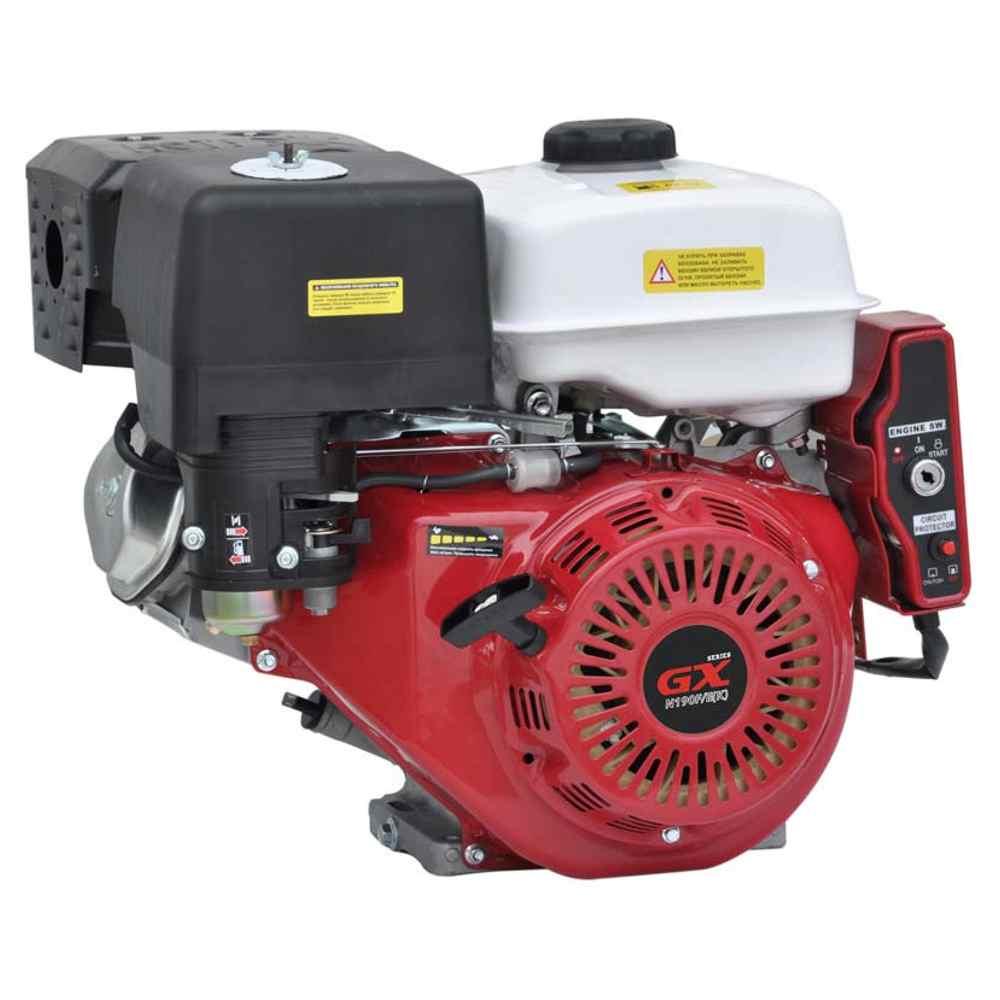 Бензиновый двигатель Skiper N190F/E(K) (эл. старт, вал под шпонку 25мм)