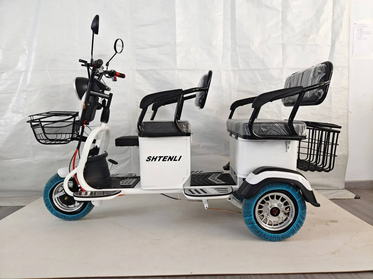Электрический трицикл SHTENLI Model XL (40) SLA 20Ач48В (аккумулятор 4шт 20Ач12В)