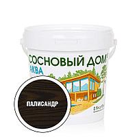 Антисептик акриловый декоративный для дерева Сосновый Дом АКВА (0,9л) палисандр