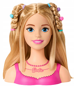 Кукла-манекен для создания причесок Barbie Styling Head Блондинка HMD88