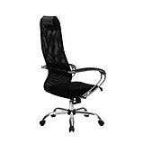 Кресло SITUP Optima (DMS) chrome Black (сетка/ткань), фото 3