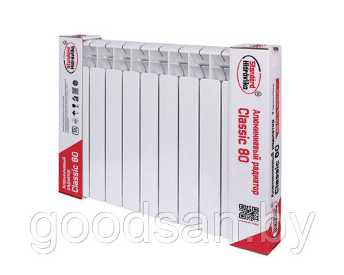 Алюминиевый радиатор Standard Hidravlika Classic 80/6 секций