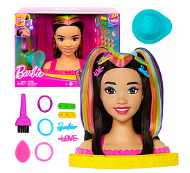 Кукла Barbie Mattel Styling Head with Color Reveal HMD81