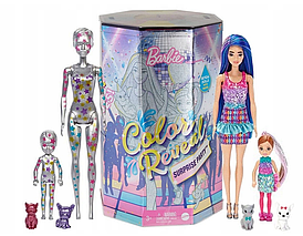 Кукла Barbie Большой набор для вечеринки Barbie Color Reveal GXJ88