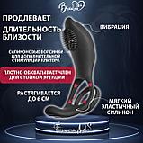 Эрекционное кольцо с вибрацией ДЕЛЬФИН, чёрный, фото 4