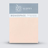 Простыня на резинке 200*200*23 пудровая сатин Моноспейс ECOTEX, фото 2