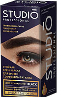 Крем-краска для бровей и ресниц STUDIO Professional черный