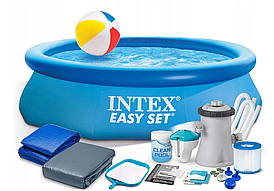 Надувной бассейн Intex Easy Set 28122 с фильтр-насосом | 305х76 см