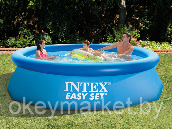 Надувной бассейн Intex Easy Set 28142 с фильтр-насосом | 396х84 см, фото 2
