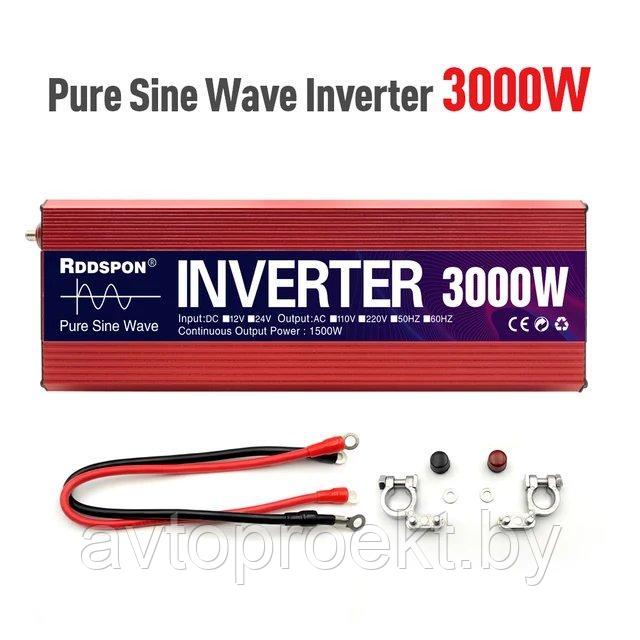 3000w 24v-220v  RDDSPON Power inverter Чистая не модифицированная синусоида