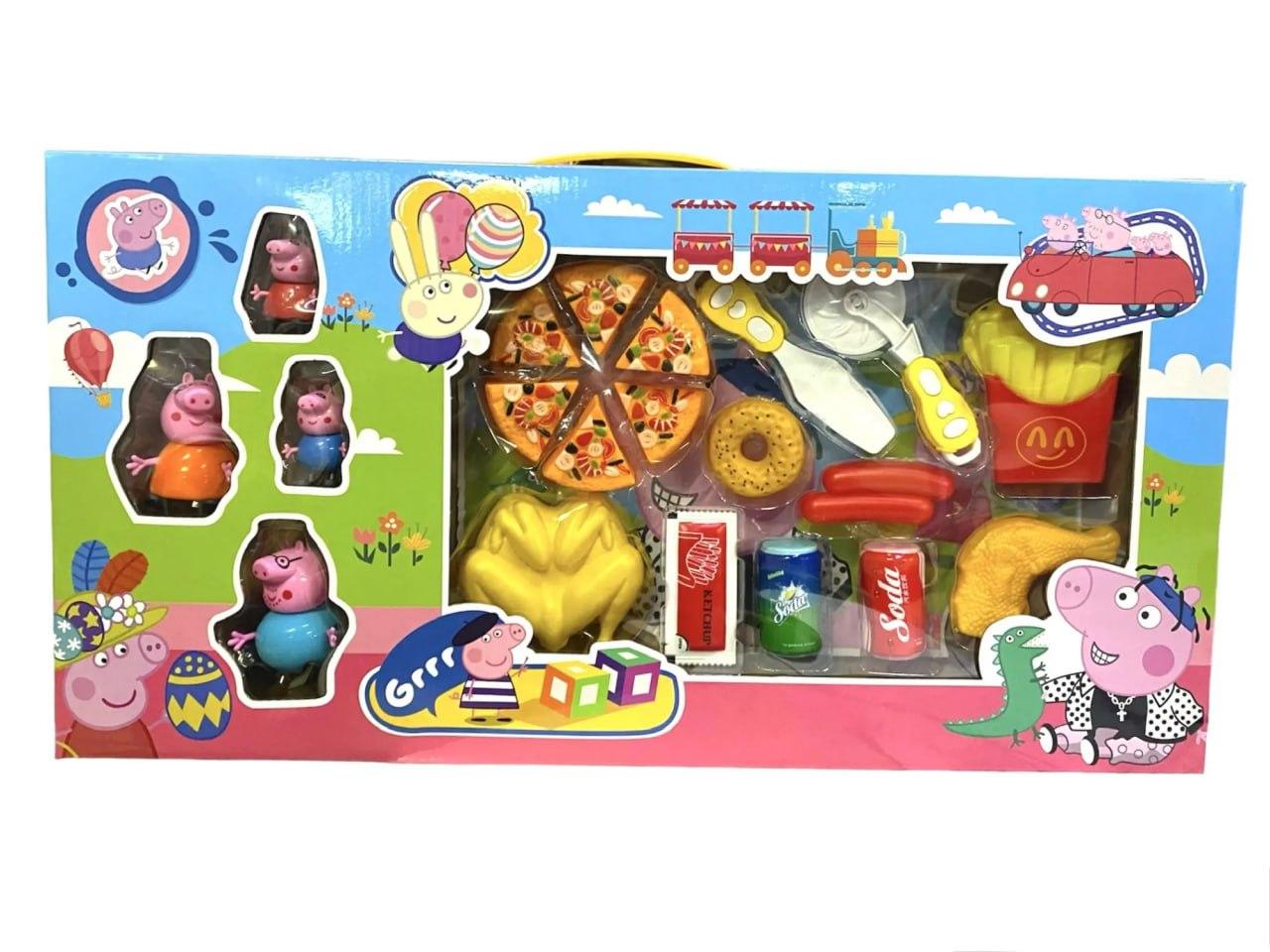 Игровой набор героев  "Свинка Пеппа Peppa Pig  на кухне".