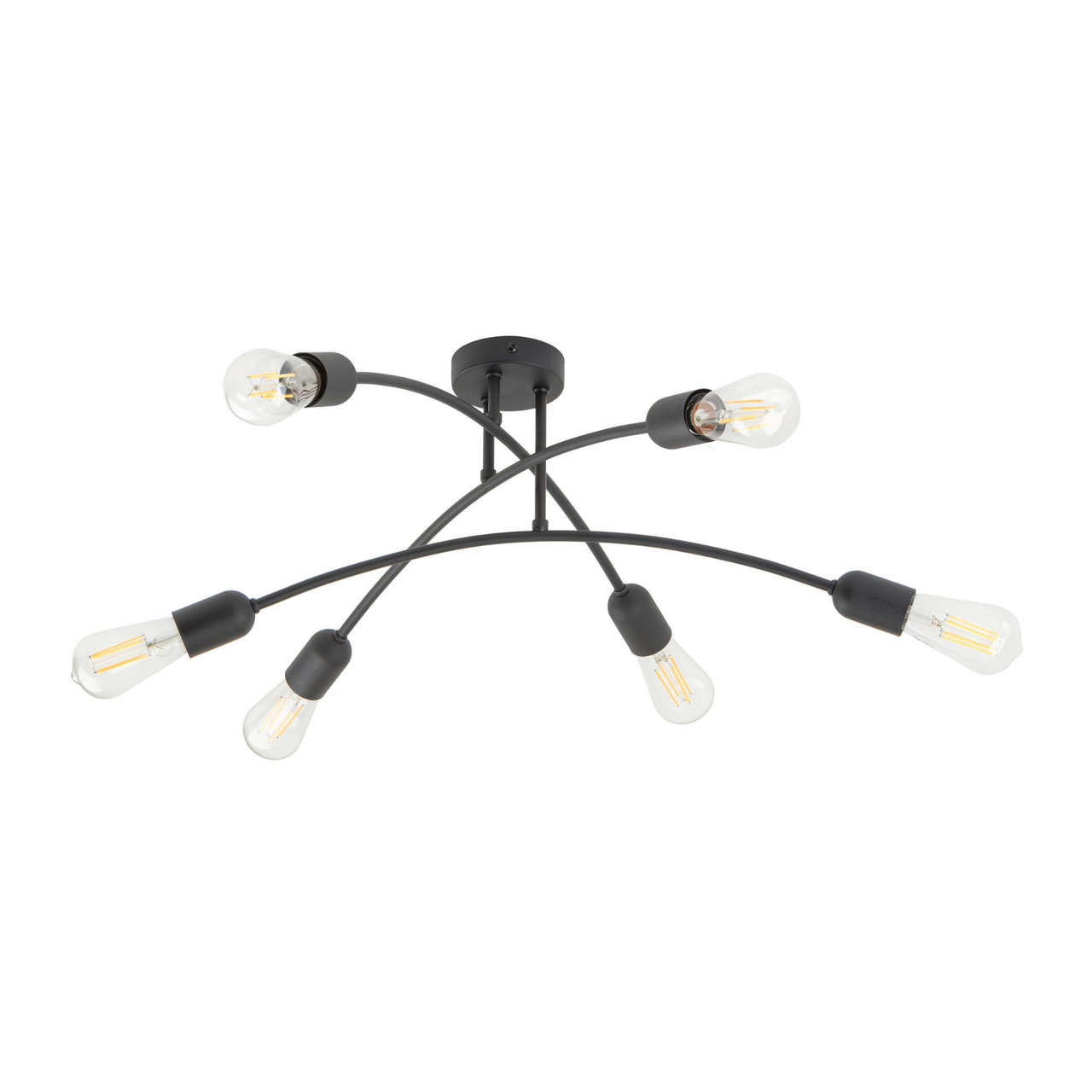 HELIX BLACK 6 PŁ 4679 TK LIGHTING ПОТОЛОЧНЫЙ СВЕТИЛЬНИК