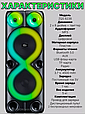 Колонка музыкальная портативная блютуз Sing-E BT Speaker 8238 беспроводная с двумя микрофонами, фото 4