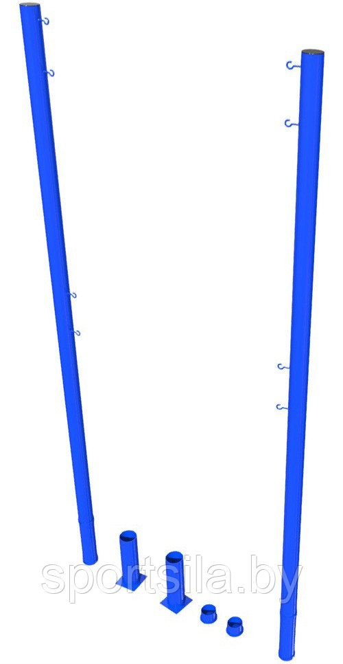 Стойки волейбольные съемные  со стаканами арт.СВС25045