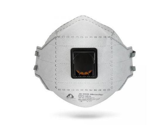 Респиратор JETA SAFETY JM-9326 складн. с клап. FFP2 (до 12 ПДК), фото 2