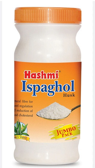 Псиллиум, шелуха семян подорожника, Ispaghol Hashmi, 290 г - для очищения, похудения и диеты