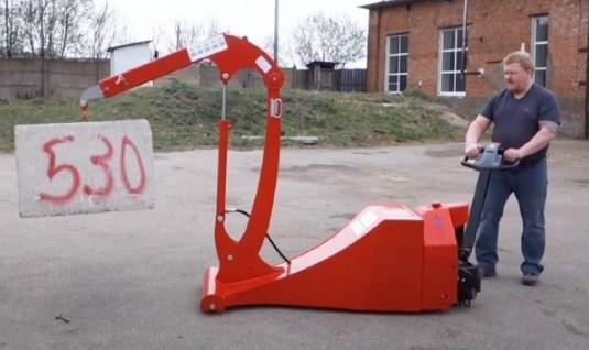 Мини-кран КГ МП Э-1000 с малым противовесом