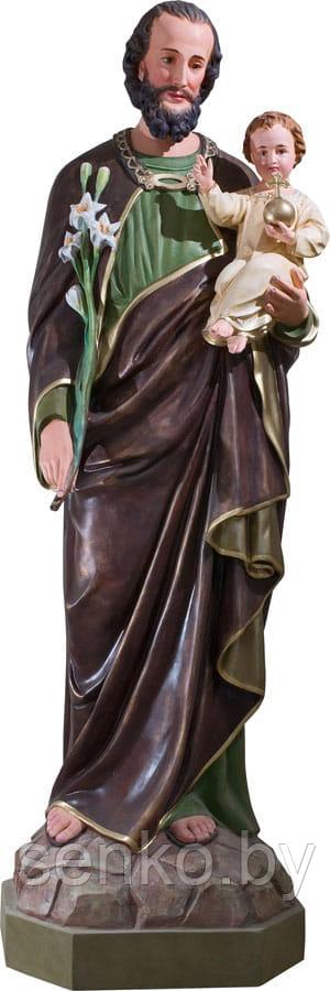 Фигура Św. Józef Opiekun (z dzieciątkiem i lilijką) 160 см. - 750K