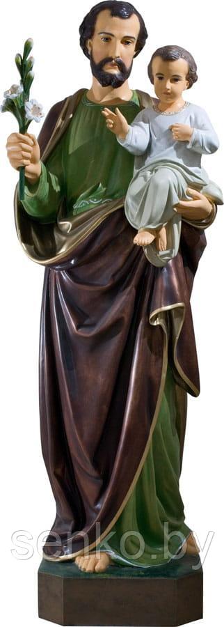 Фигура Św. Józef Opiekun (z dzieciątkiem i lilijką) 155 см. - 751K