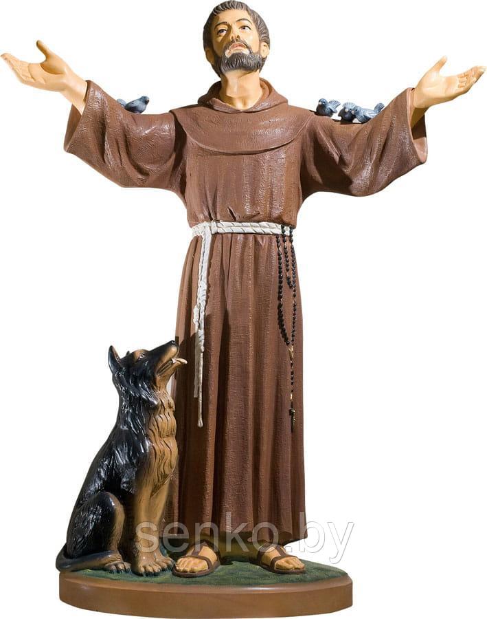 Фигура Św. Franciszek (z gołąbkami i psem) 103 см. - 803K